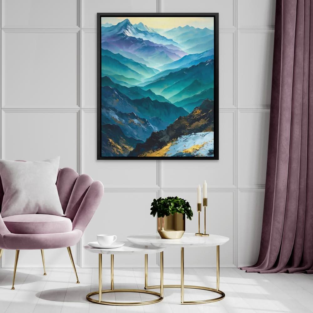 Heavenly Mountain Range - Landscapes Art