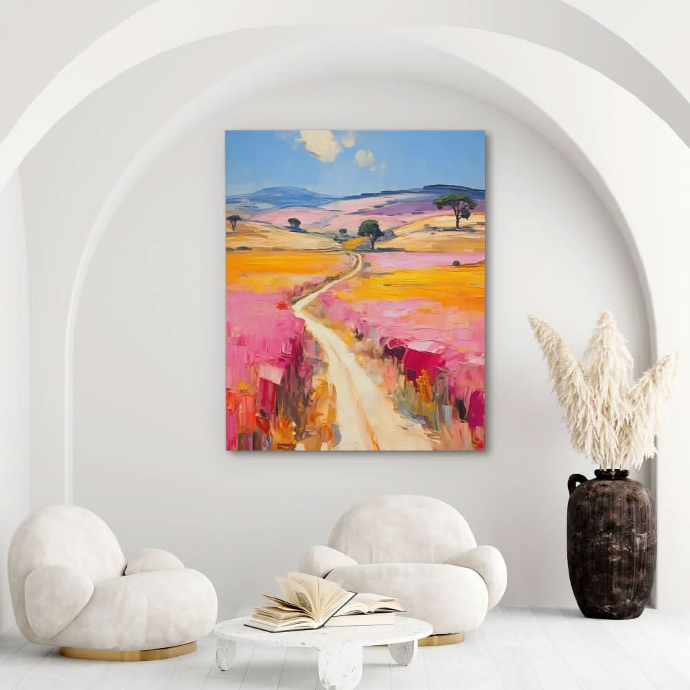 Heavenly Pastures - Large Abstract Canvas Print