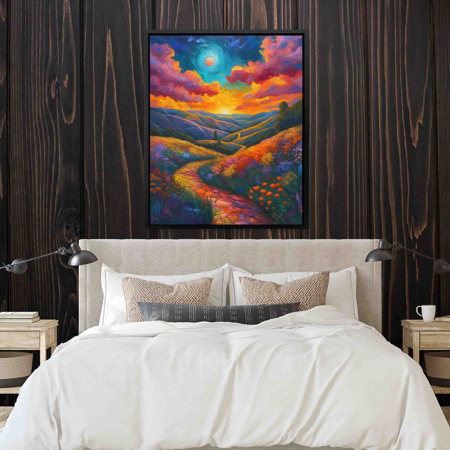 Heavenly Pathway - Colorful Wall Art