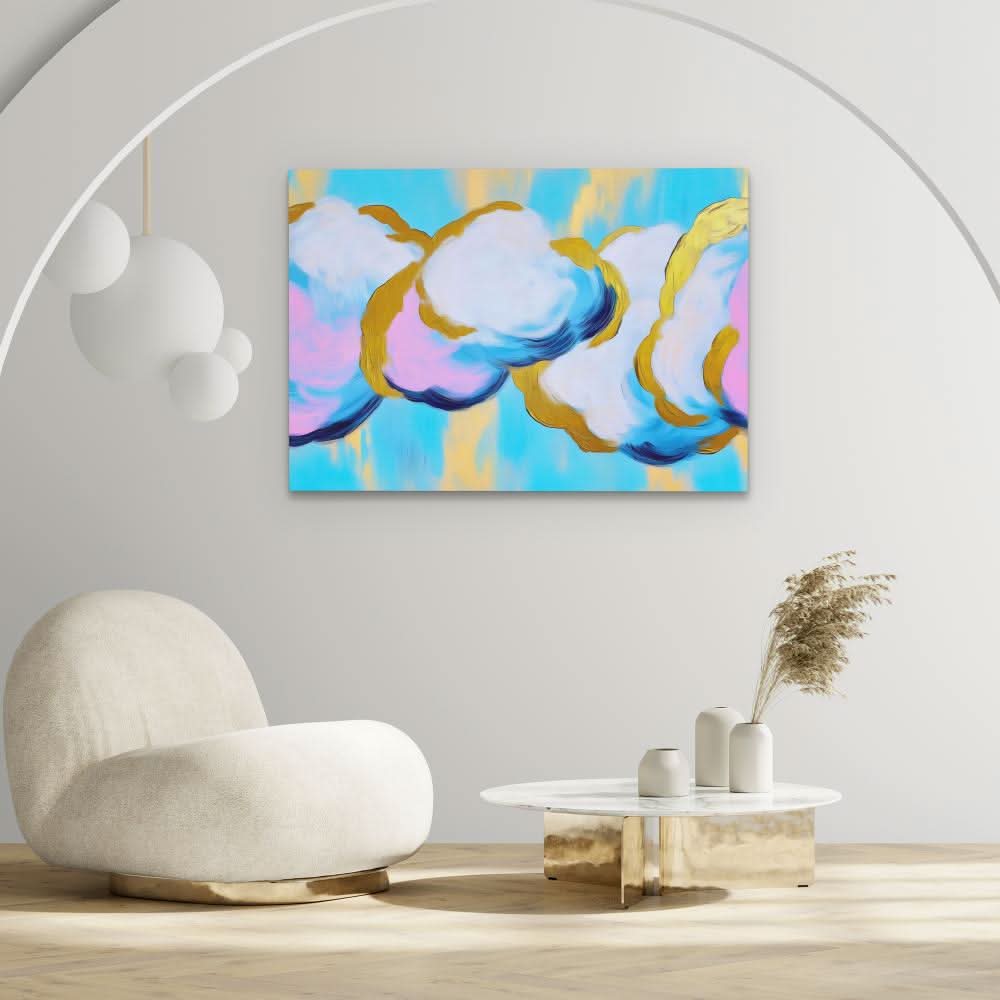 Heavens Clouds - Blue Clouds Canvas Print