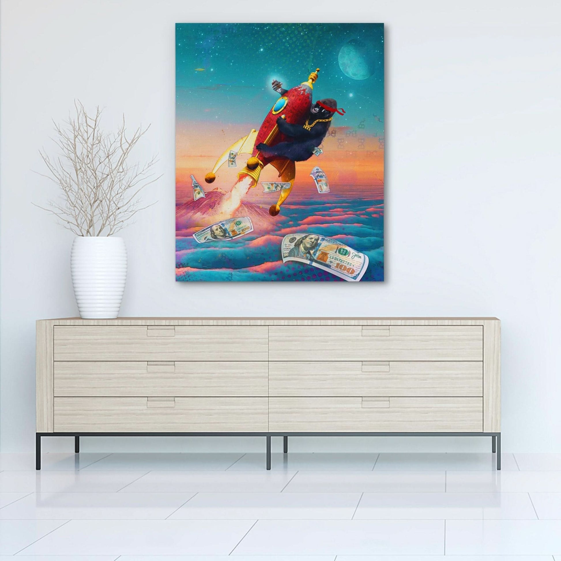 HODL Ape - Large Pop Art Canvas Print