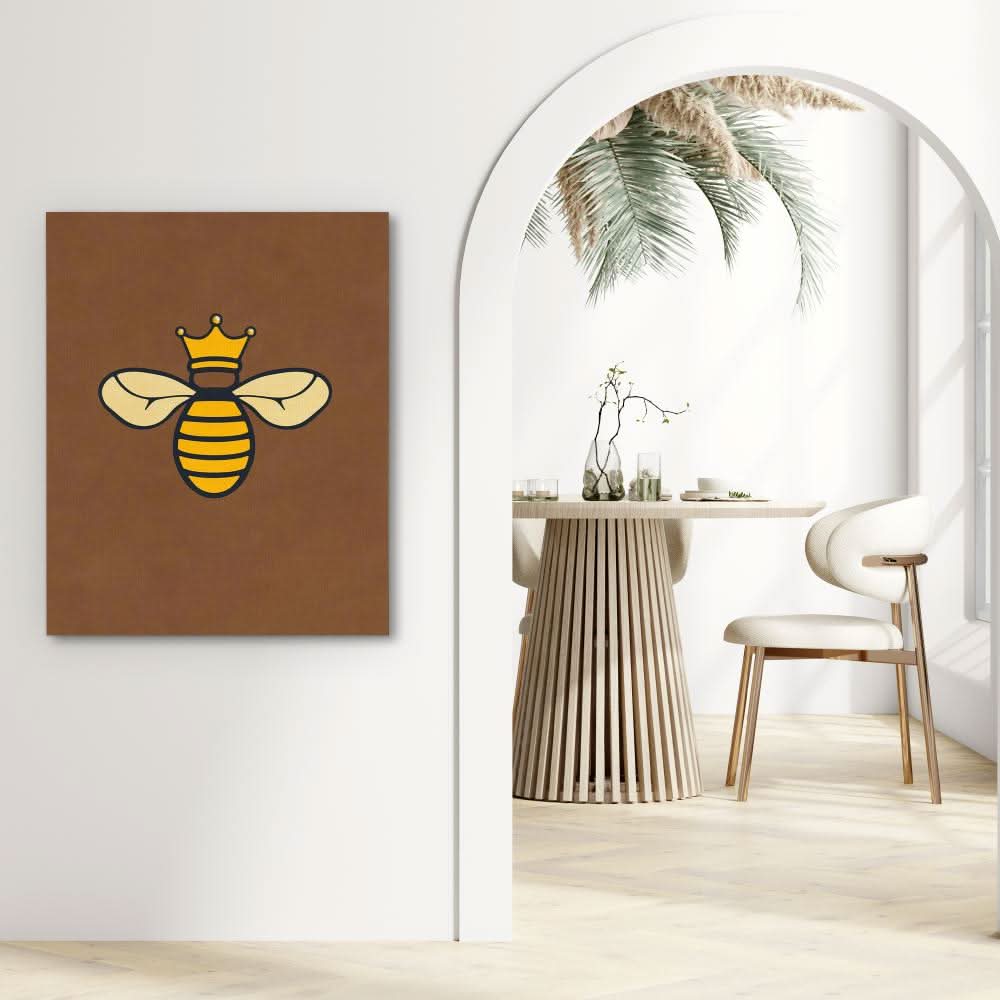 Honey Bee Queen - Animals Art for Bedroom