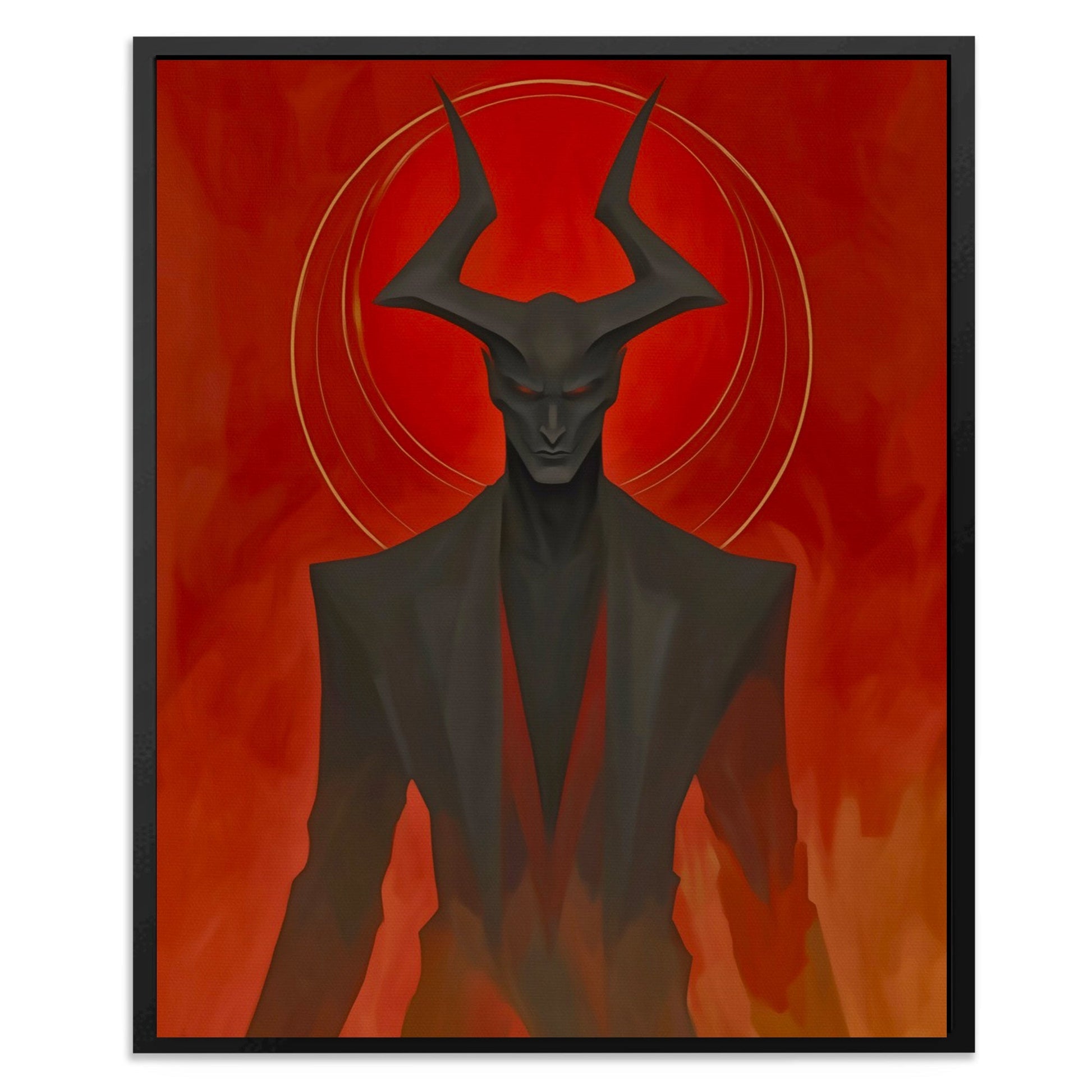 Horned Inferno King - Luxury Wall Art