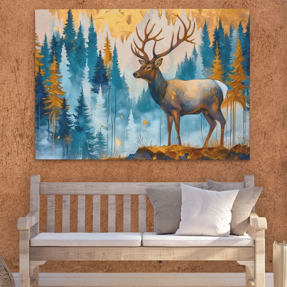 Horns of the Wilderness - Large Canvas Print
