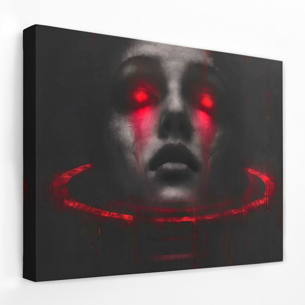 Horrific Nightmare - Dark Academia Canvas Wall Art
