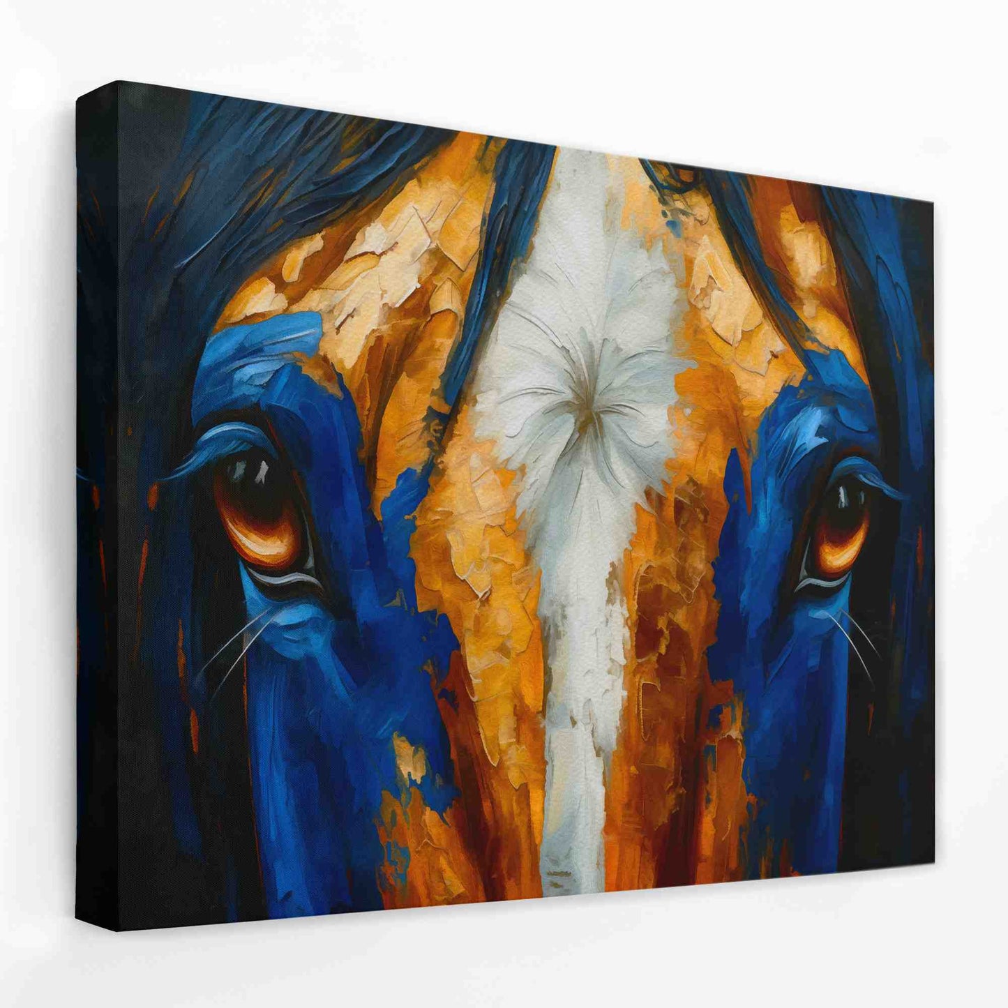 Horse Hues - Animals Canvas Wall Art