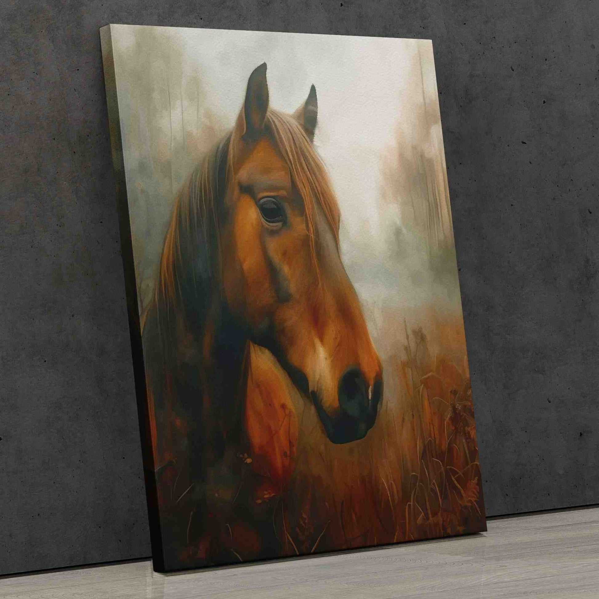 Horse Meadow - Framed Art Print