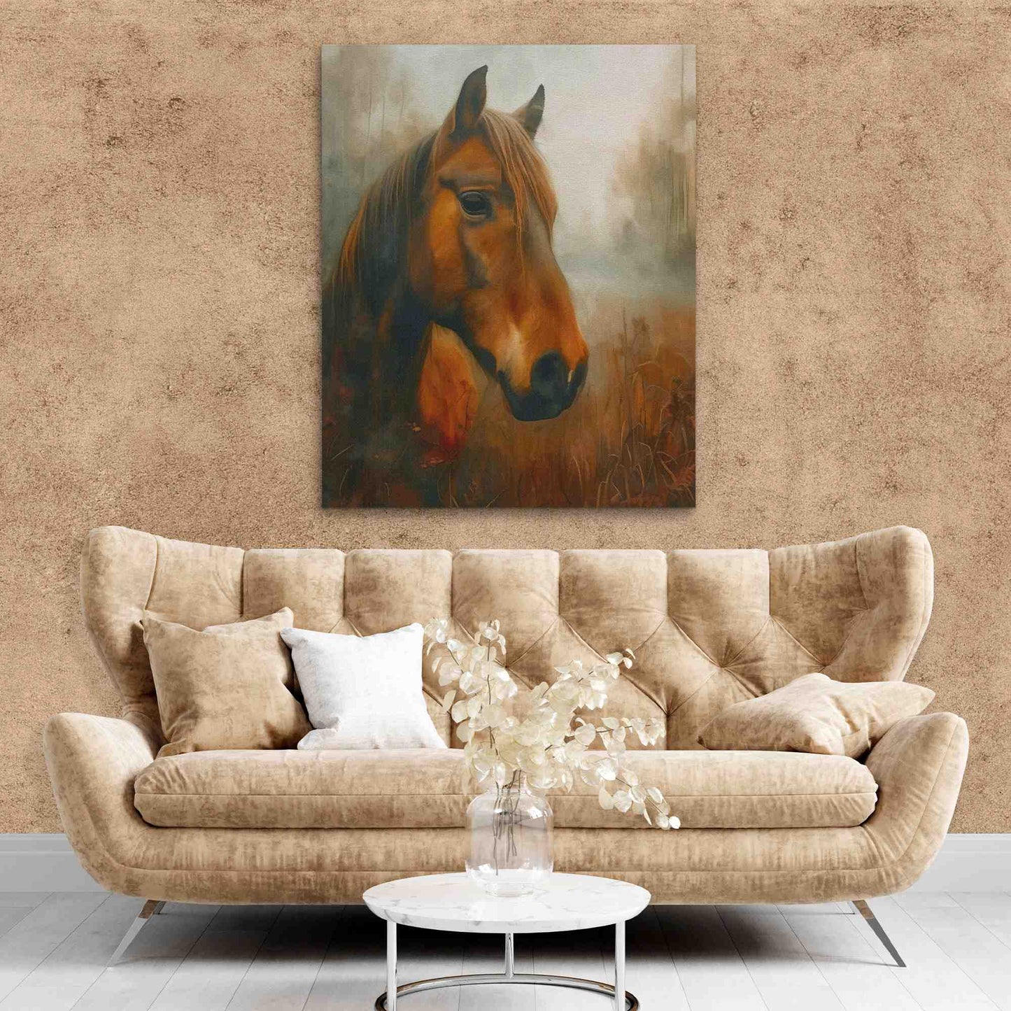Horse Meadow - Canvas Wall Art