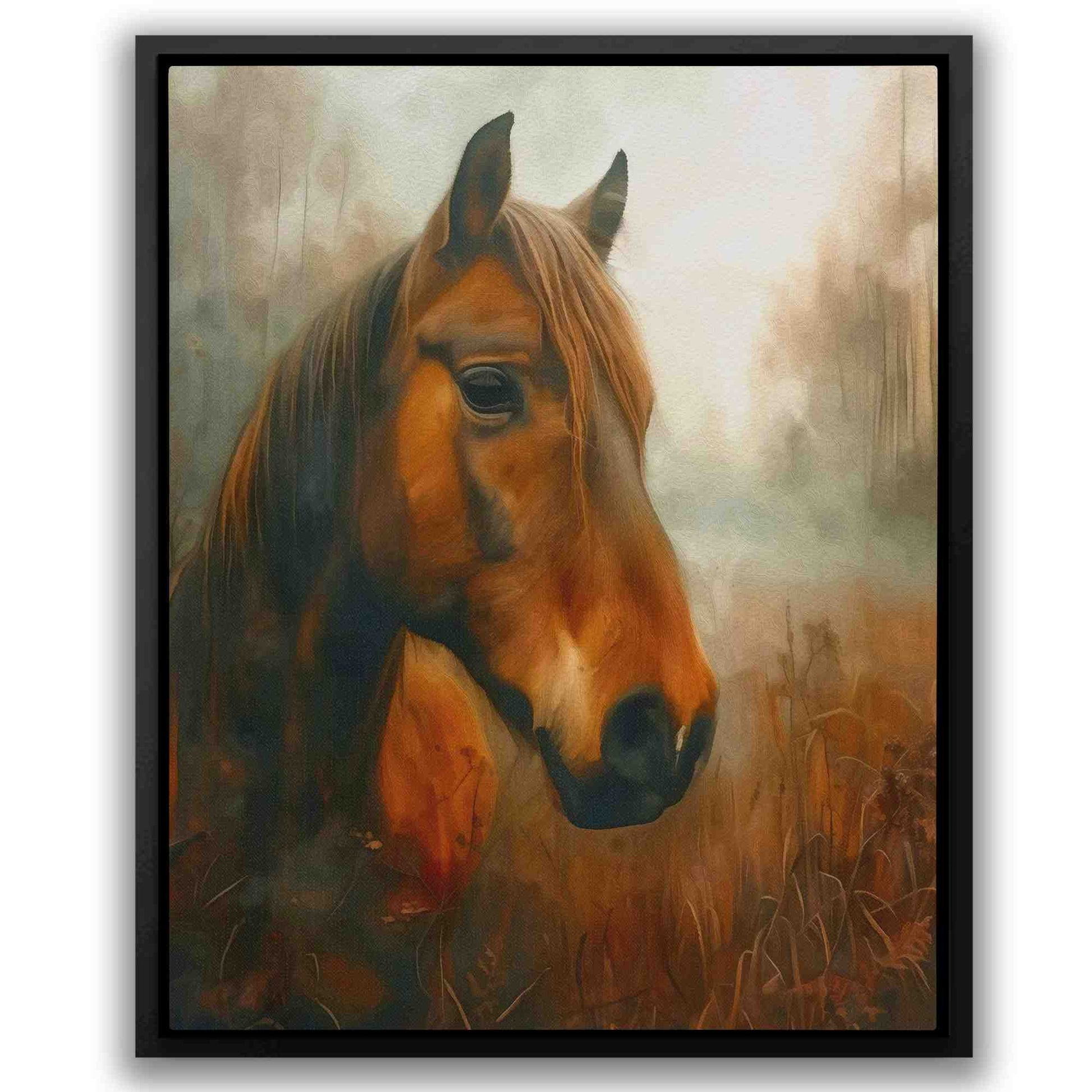 Horse Meadow - Country and Farm Canvas Print