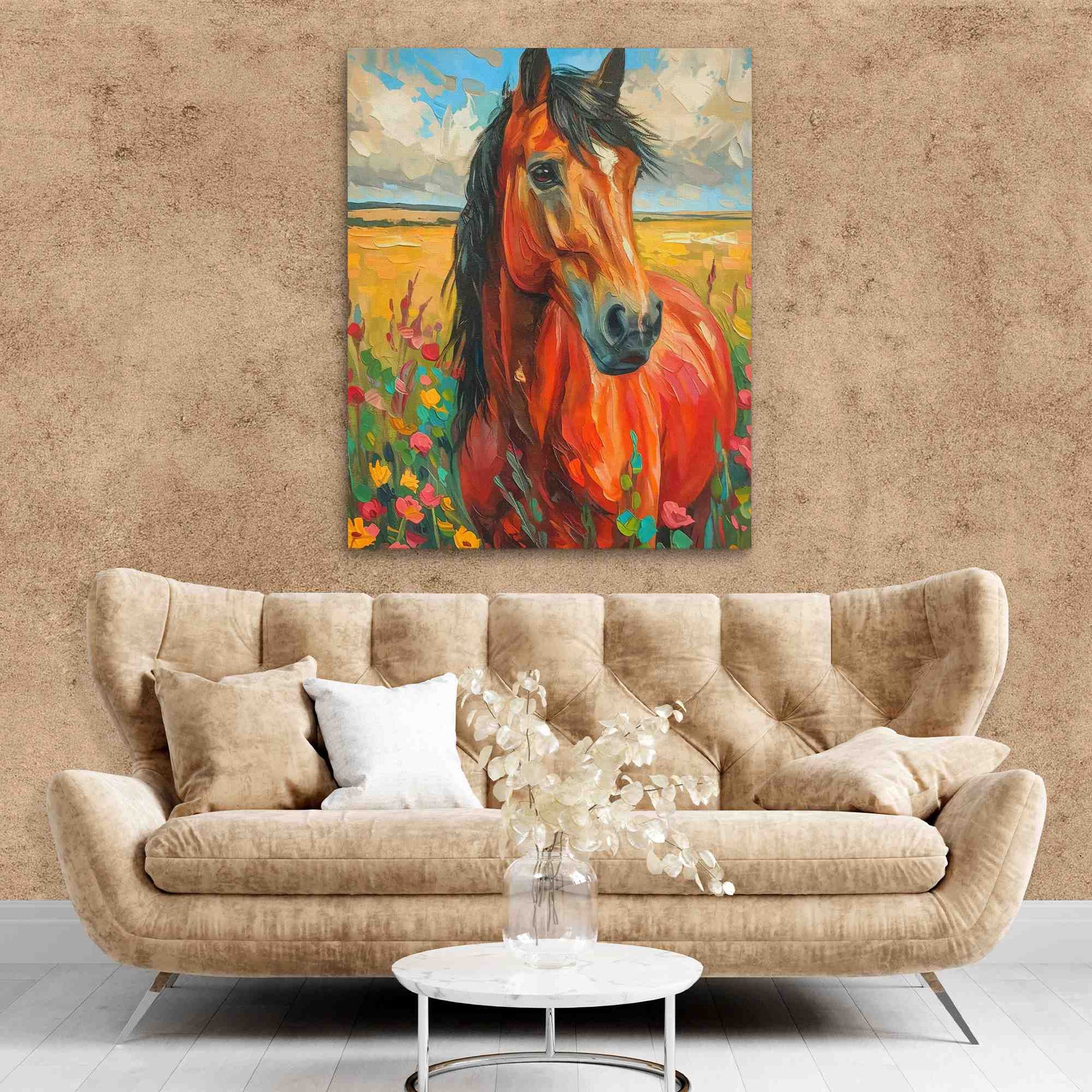 Horse Walker - Large Canvas Print