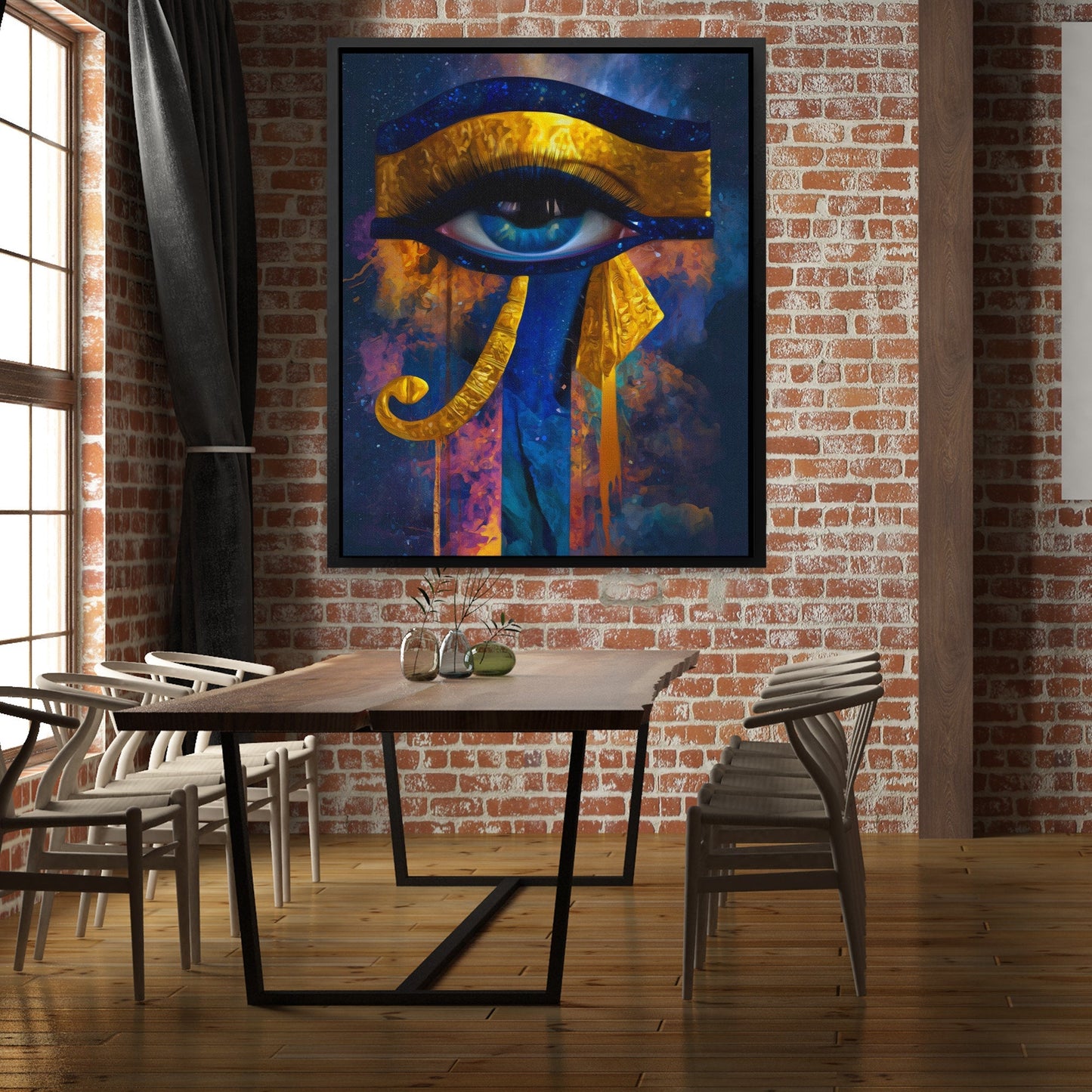 Horus Cosmic Oracle - Luxury Wall Art