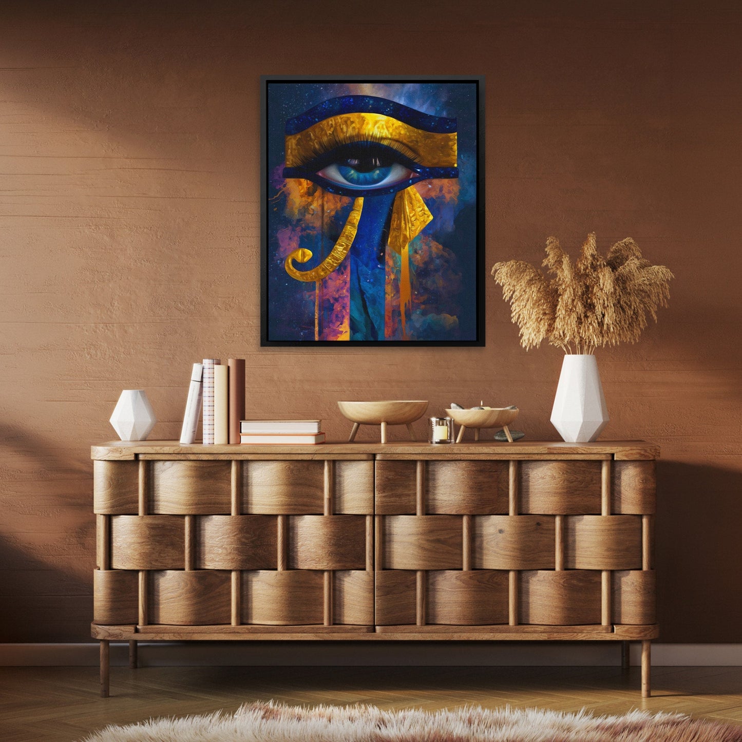Horus Cosmic Oracle - Luxury Wall Art
