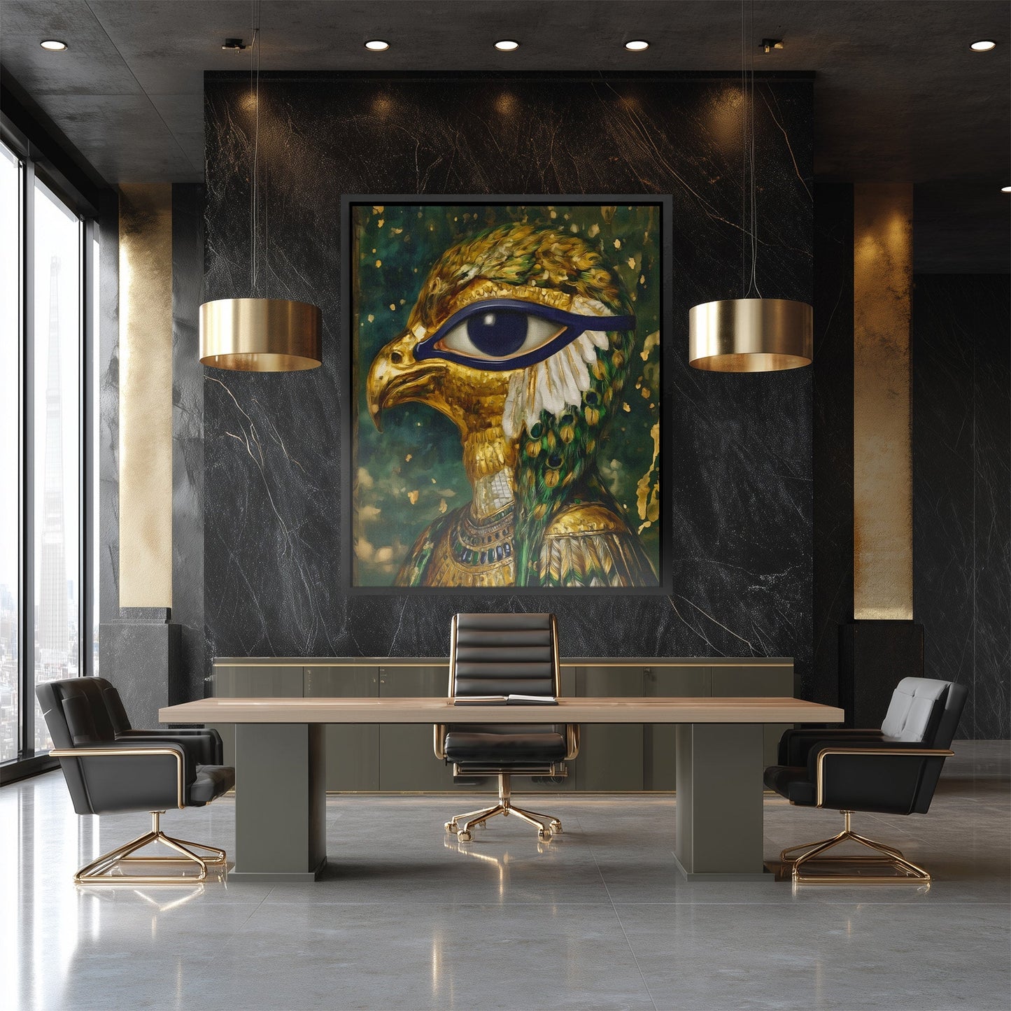 Horus Divine Crown - Luxury Wall Art