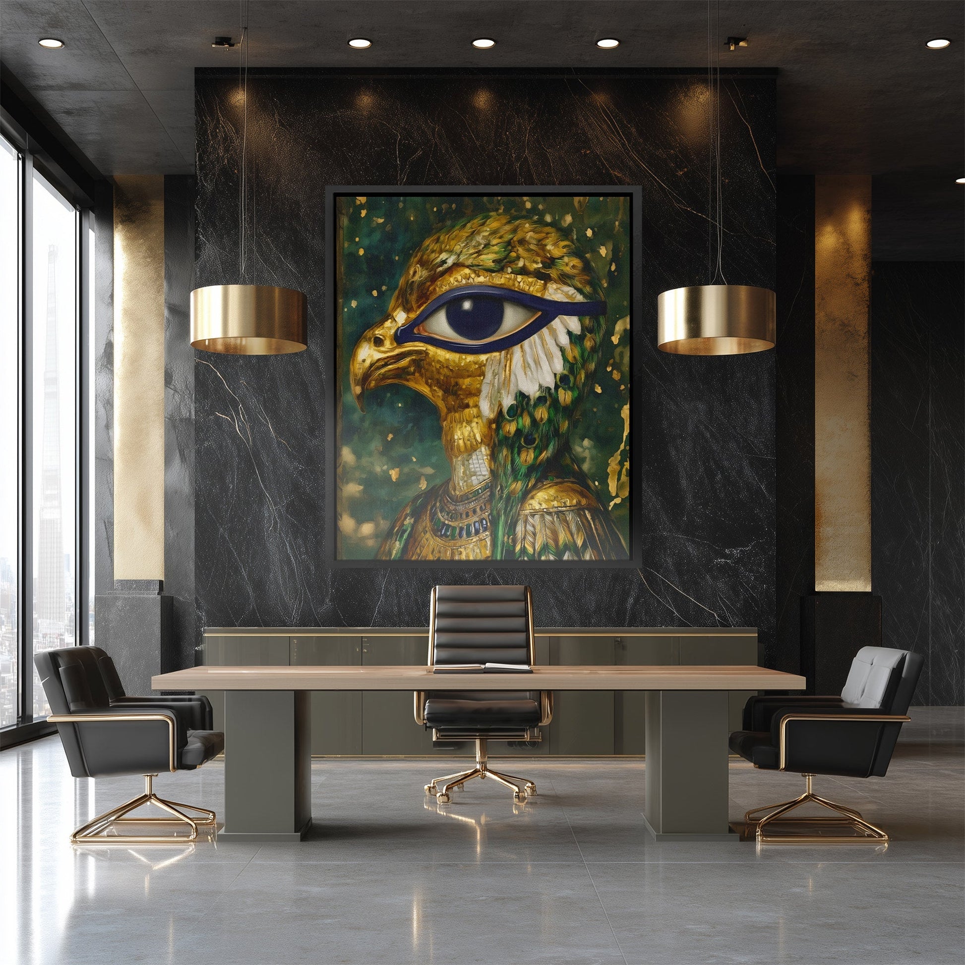 Horus Divine Crown - Luxury Wall Art