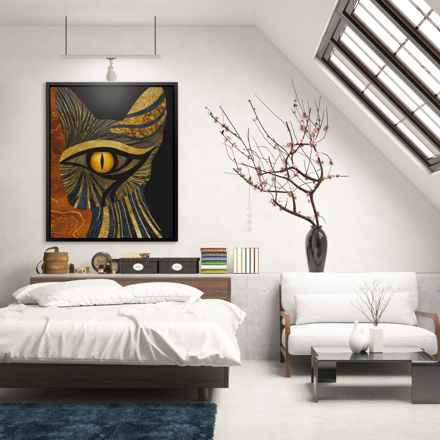Horus in Amber - Luxury Wall Art
