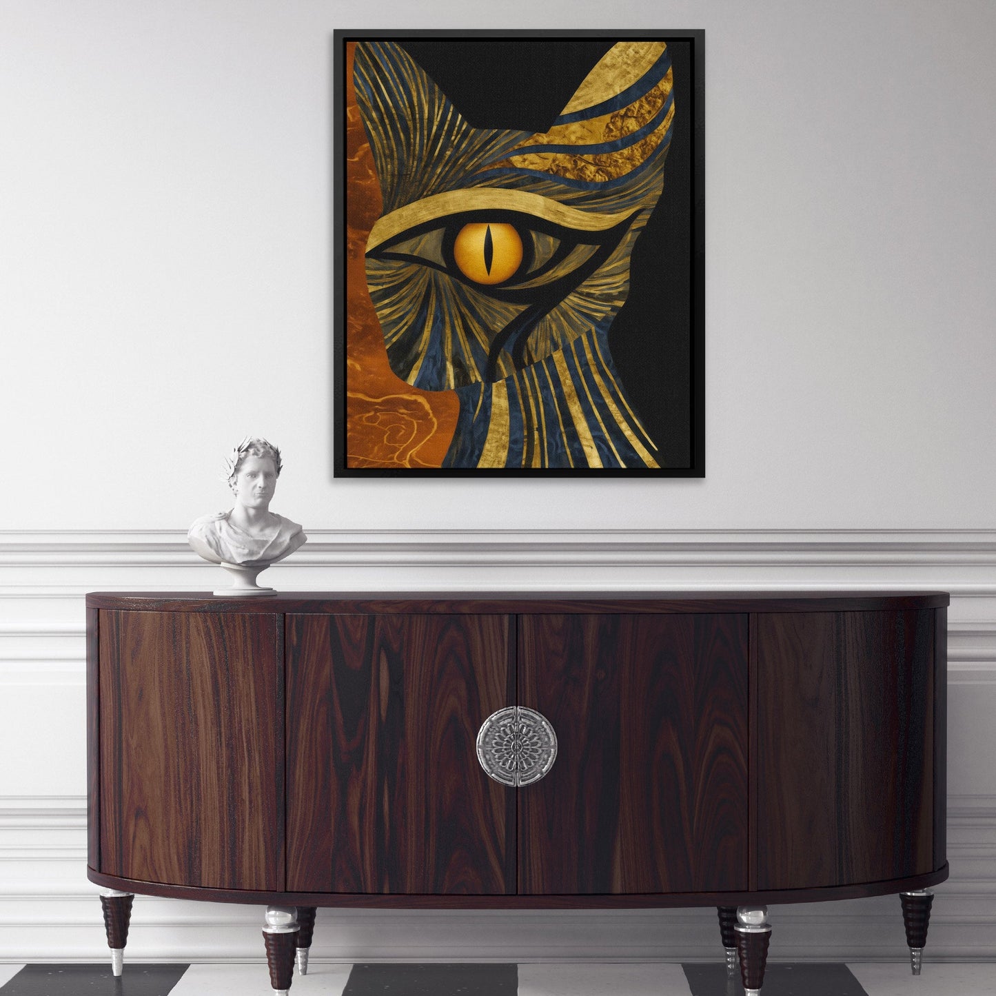 Horus in Amber - Luxury Wall Art
