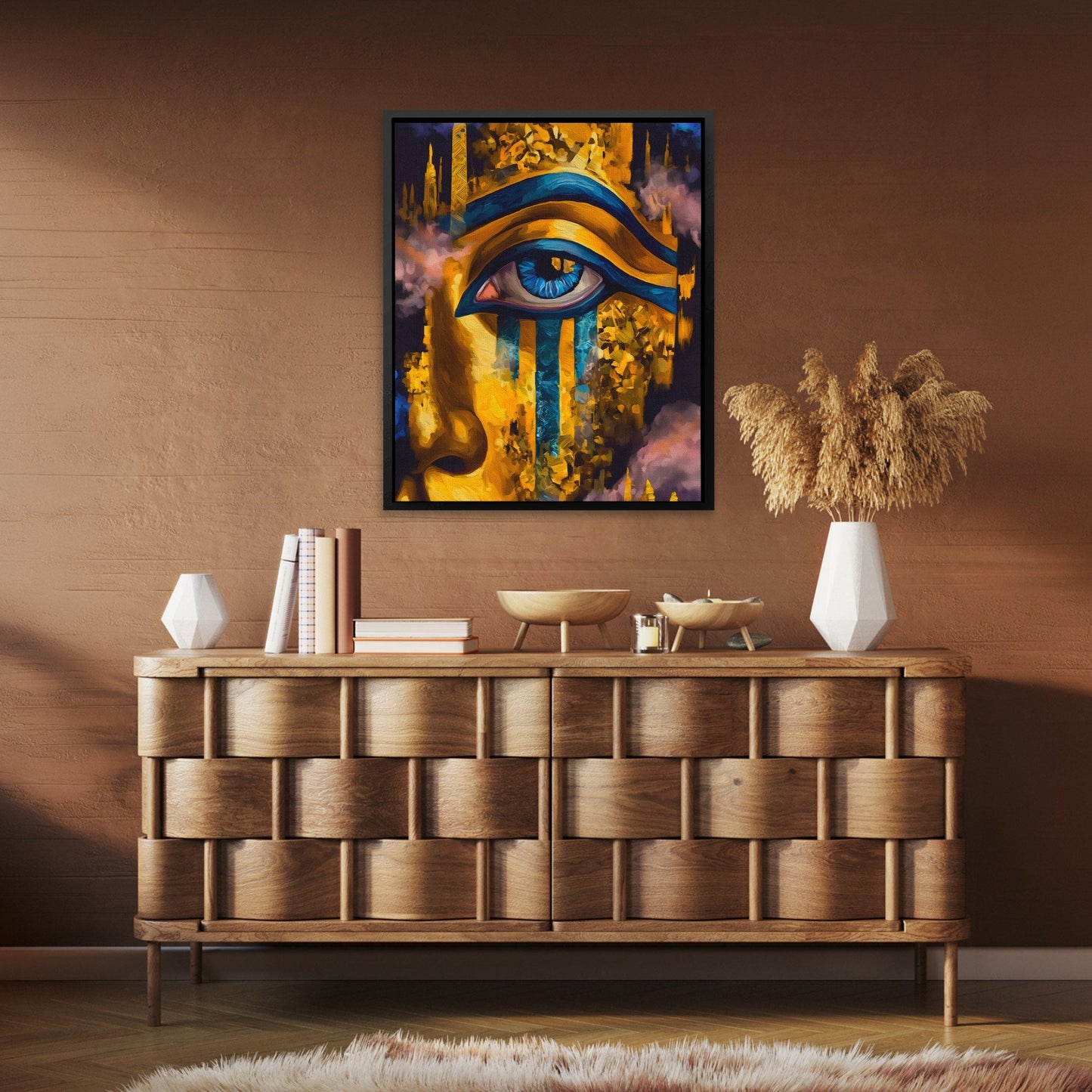 Horus Temple Rising - Luxury Wall Art