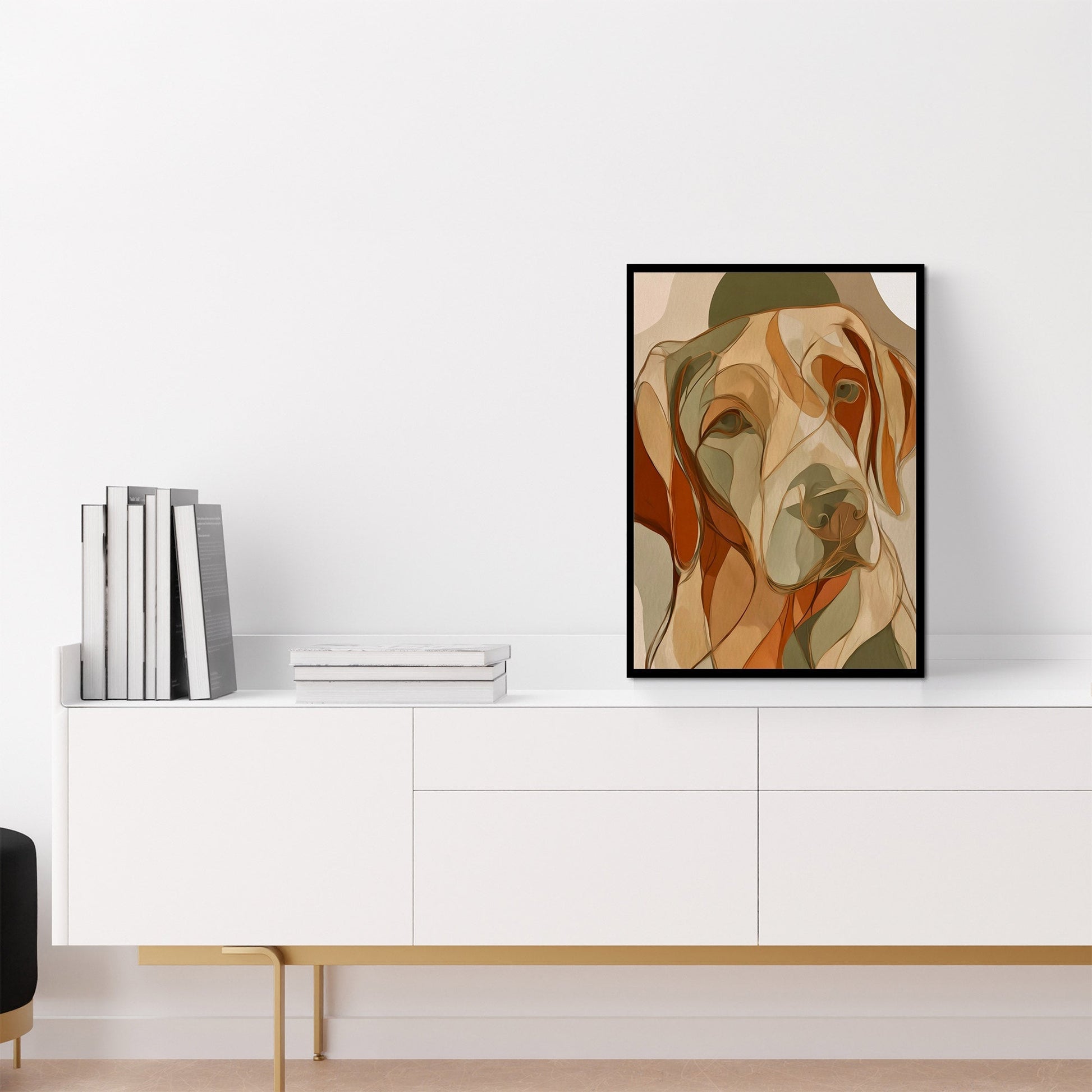 Hound's Copper Dreams - Luxury Wall Art