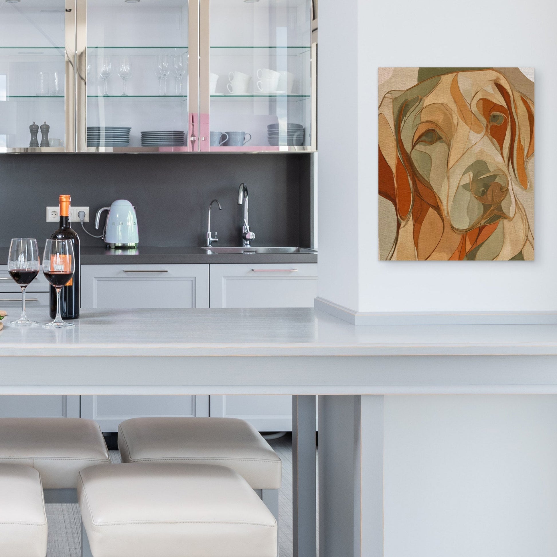 Hound's Copper Dreams - Luxury Wall Art