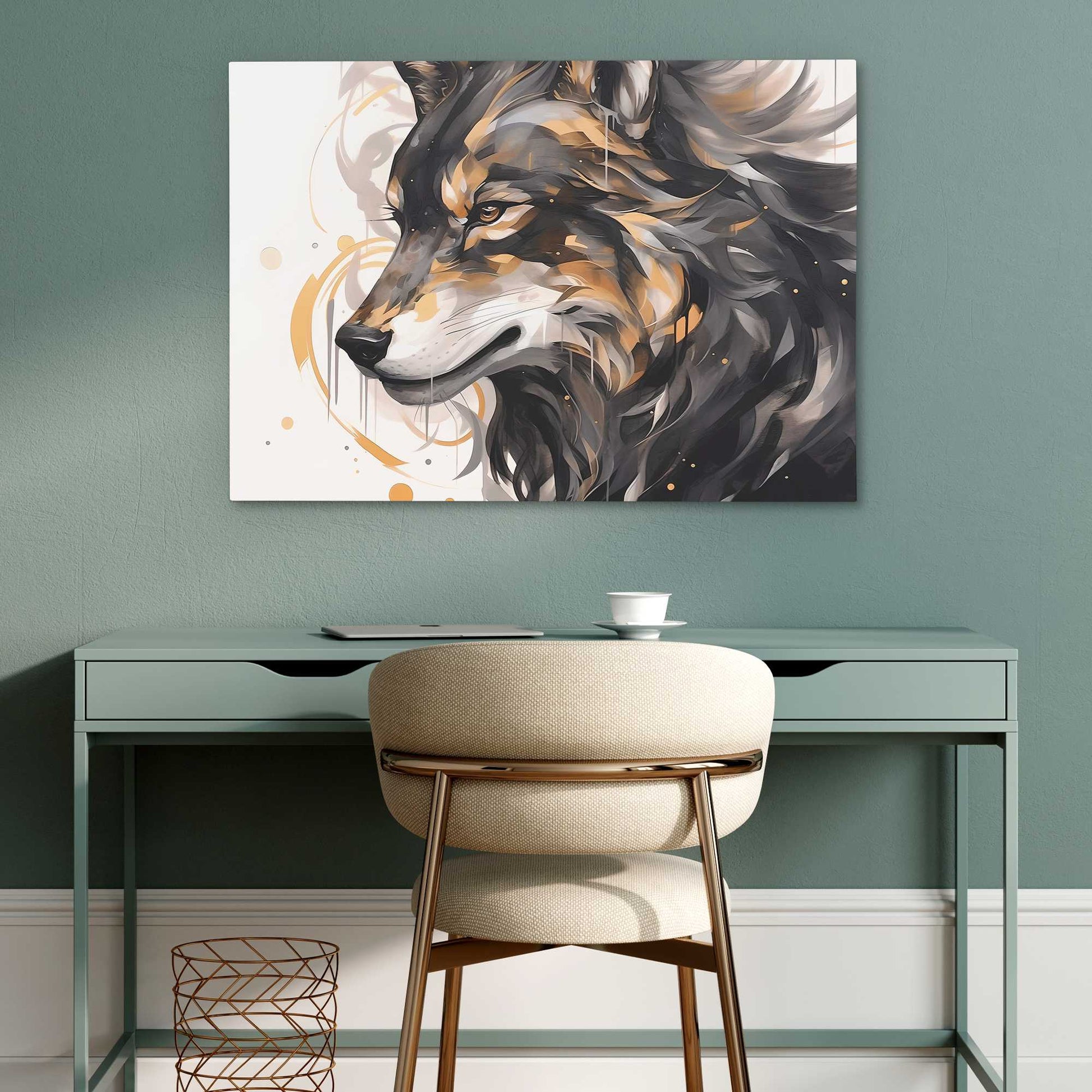 Howling Gold - Wall Art Print