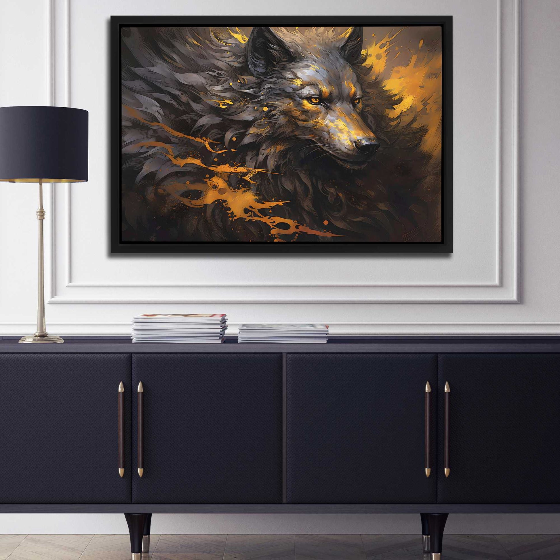 Howling Majesty - Large Canvas Print