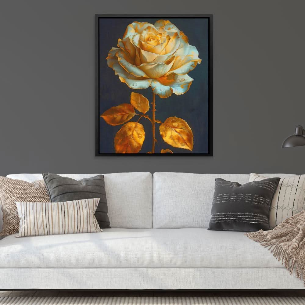 Humble Rose - Floral Art for Bedroom