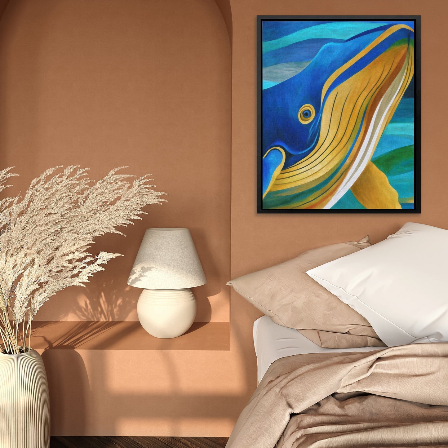 Humpback's Golden Grace - Luxury Wall Art