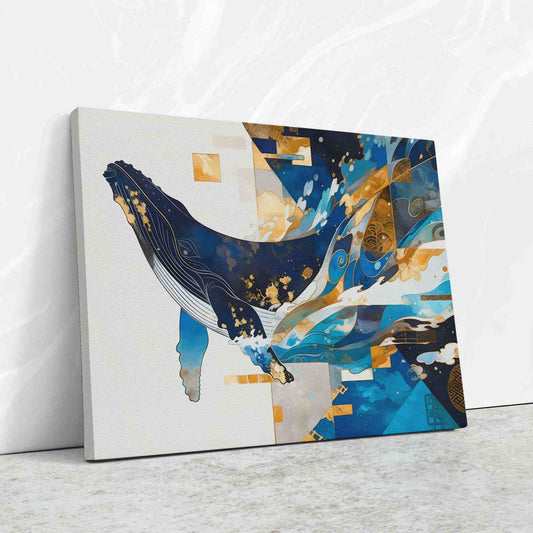 Humpback's Grace - Animals Canvas Wall Art