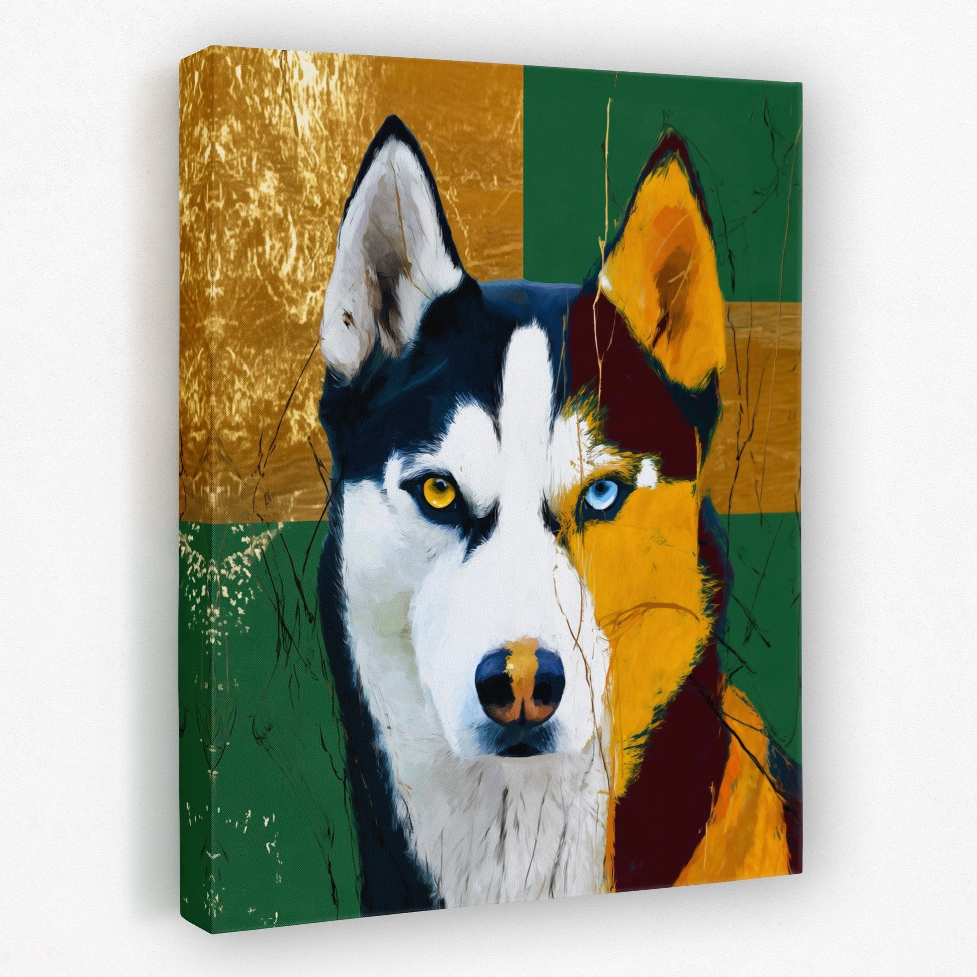 Husky Heterochromia Portrait - Luxury Wall Art