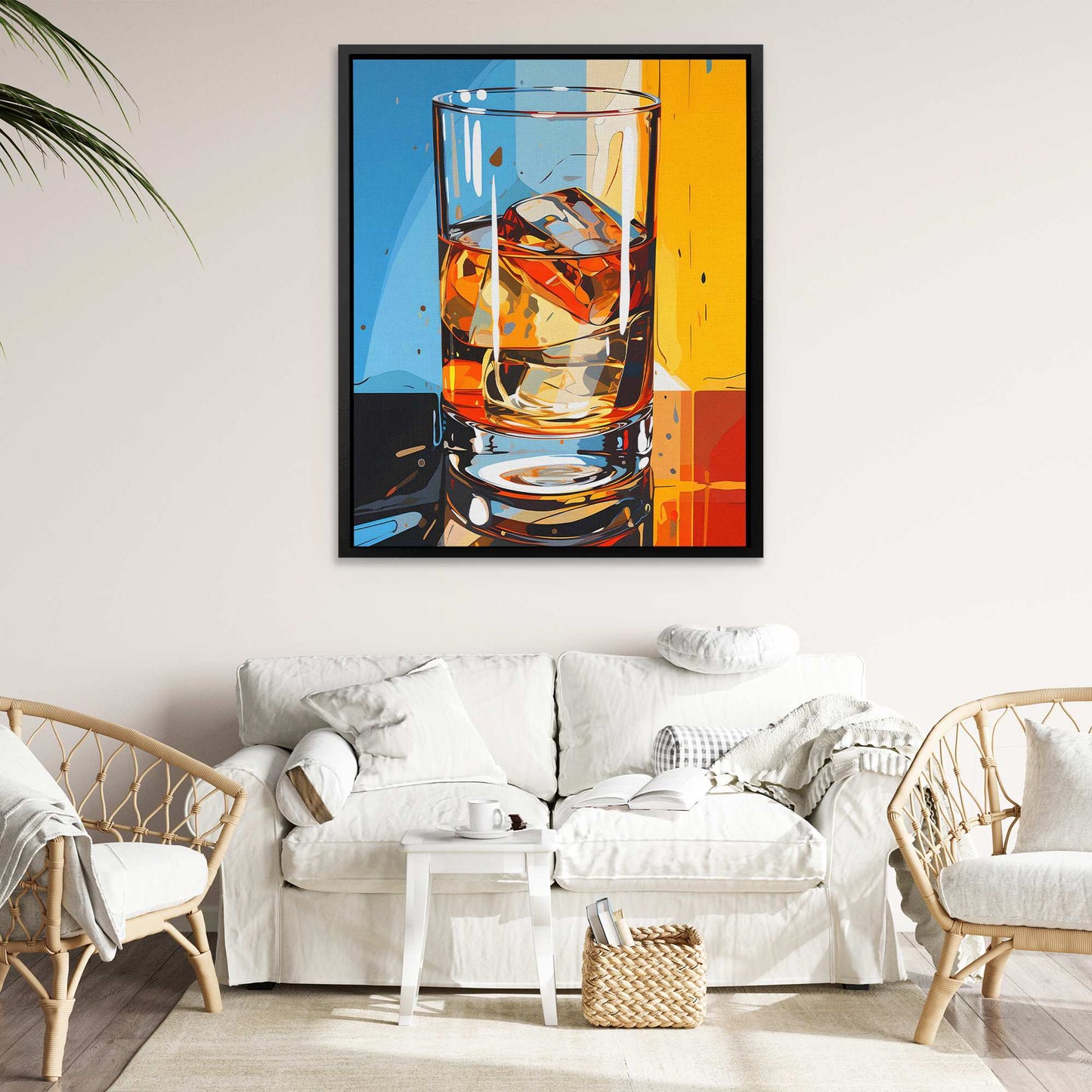 Hypnotic Harmony - Large Canvas Print