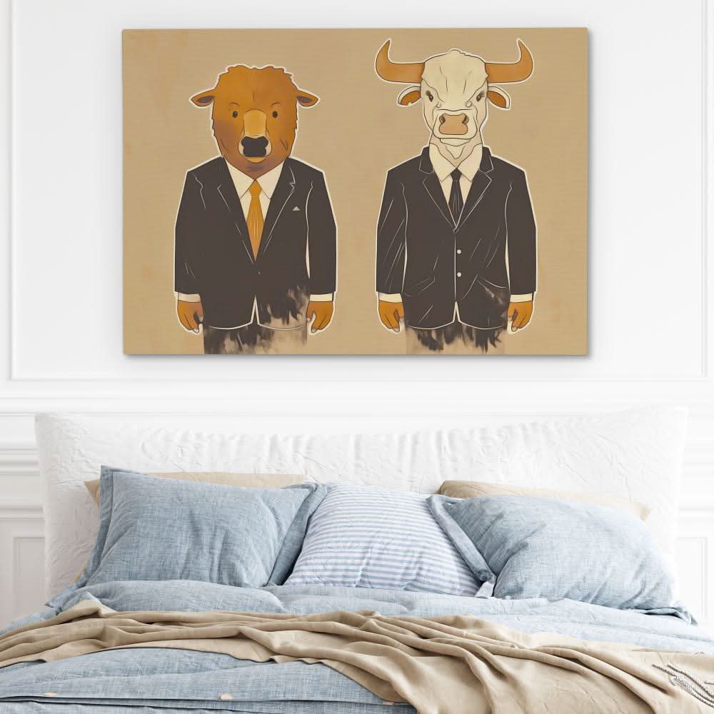 Iconic Traders - Art Prints Wall Art in Black Frame