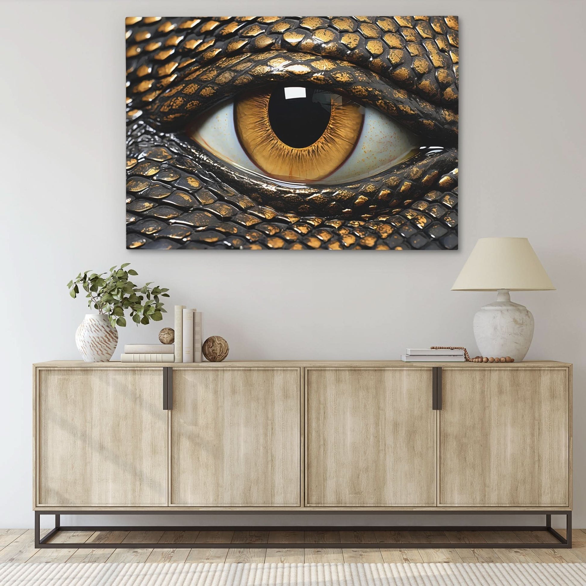 Illuminati Eye - Black Eye Canvas Print