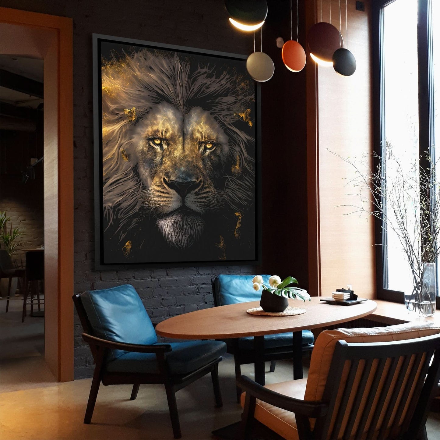 Immortal Lion - Luxury Wall Art