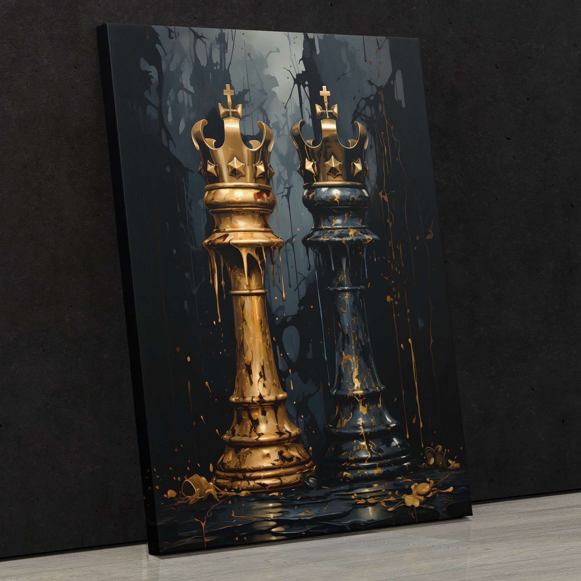 Imperial Pair - Wall Art in Black Frame