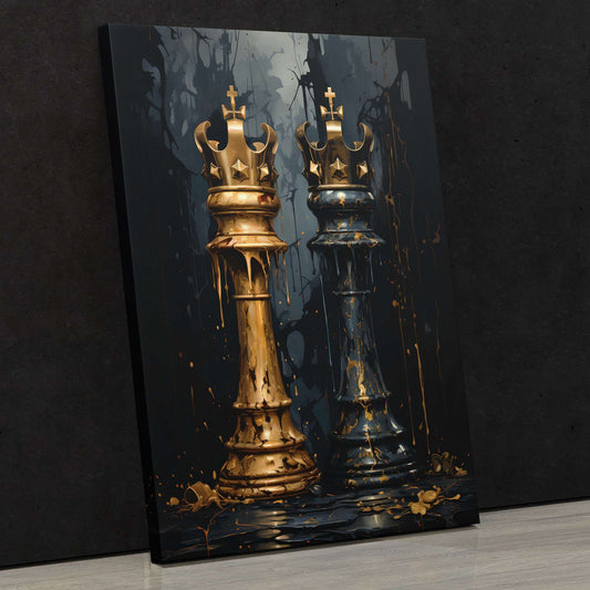 Imperial Pair - Wall Art in Black Frame