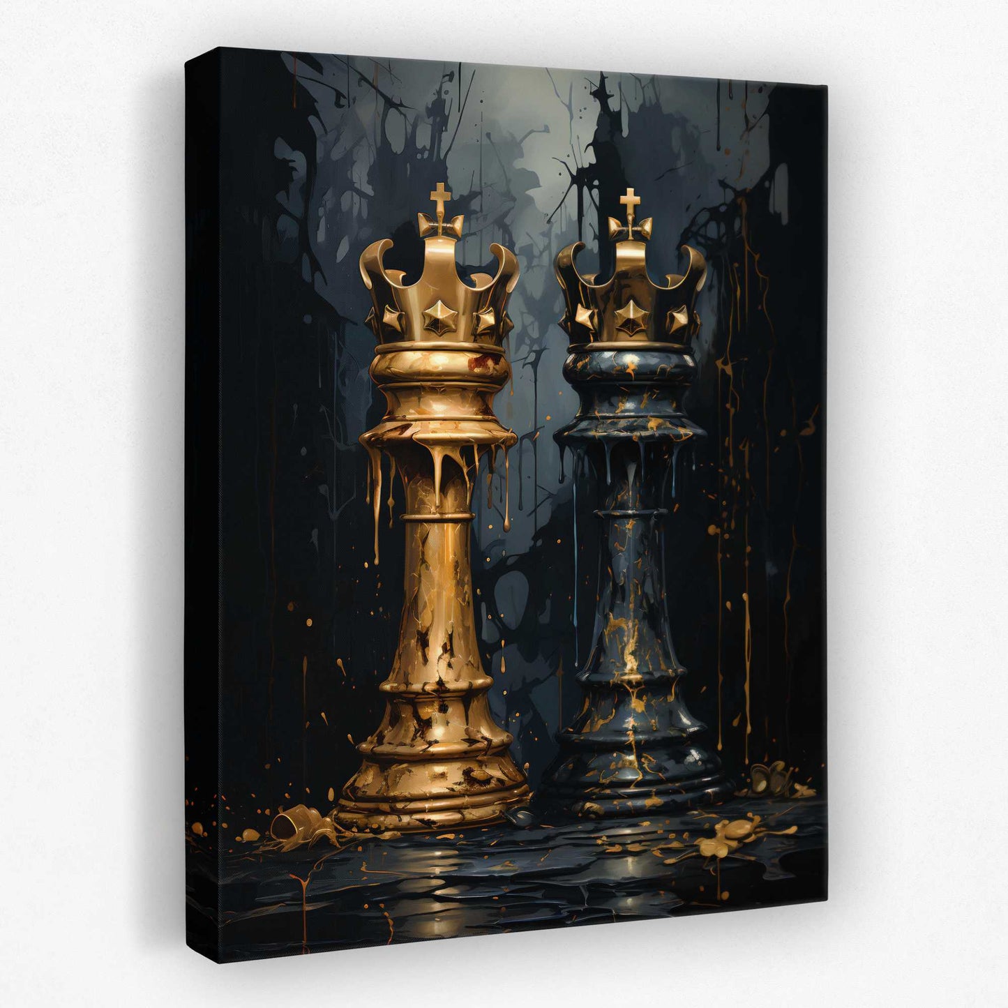 Imperial Pair - Chess Canvas Wall Art
