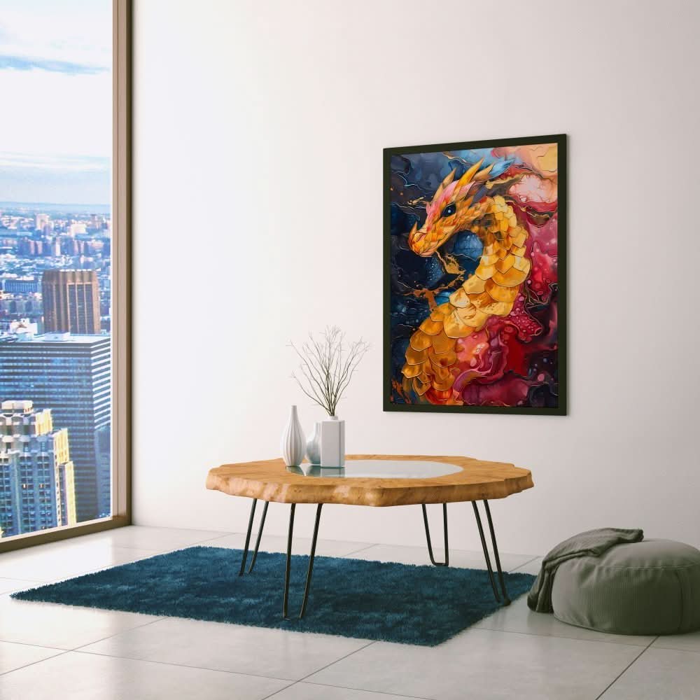 Inferno Dragon - Dragon Art for Bedroom