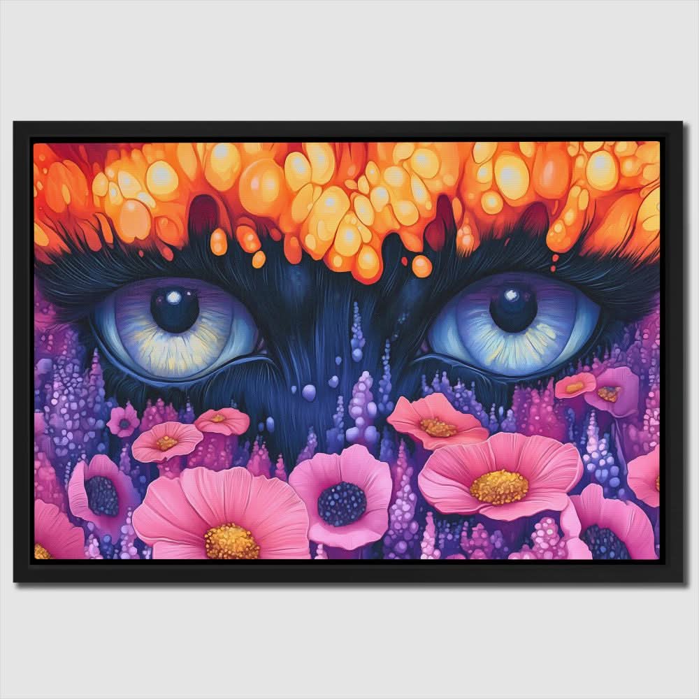 Innocent Eyes - Floral Art for Bedroom