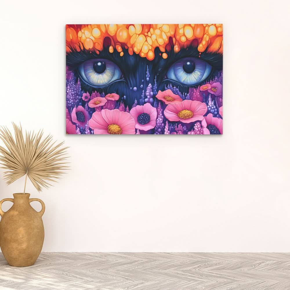Innocent Eyes - Colorful Wall Art for Lounge