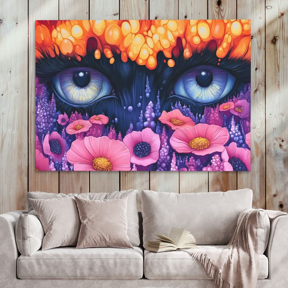 Innocent Eyes - Large Abstract Canvas Print