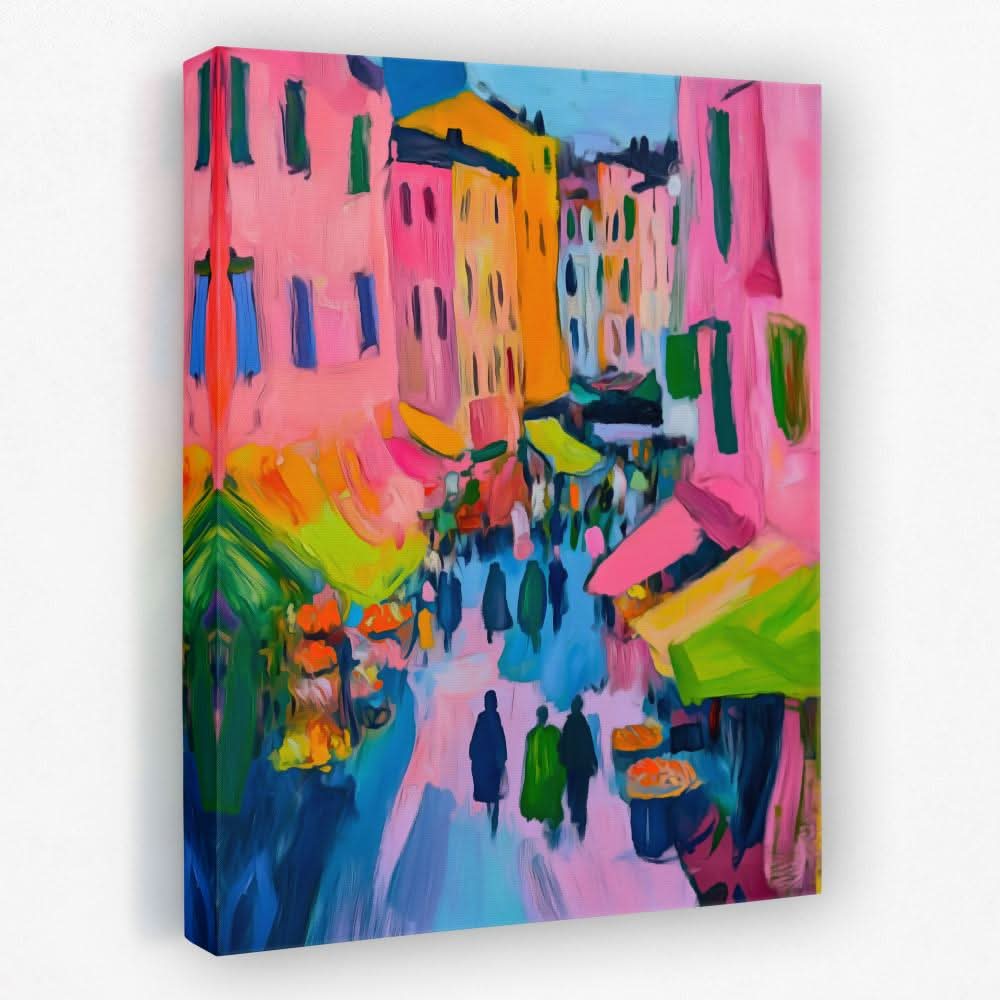 Italian Market - Architecture Canvas Wall Art