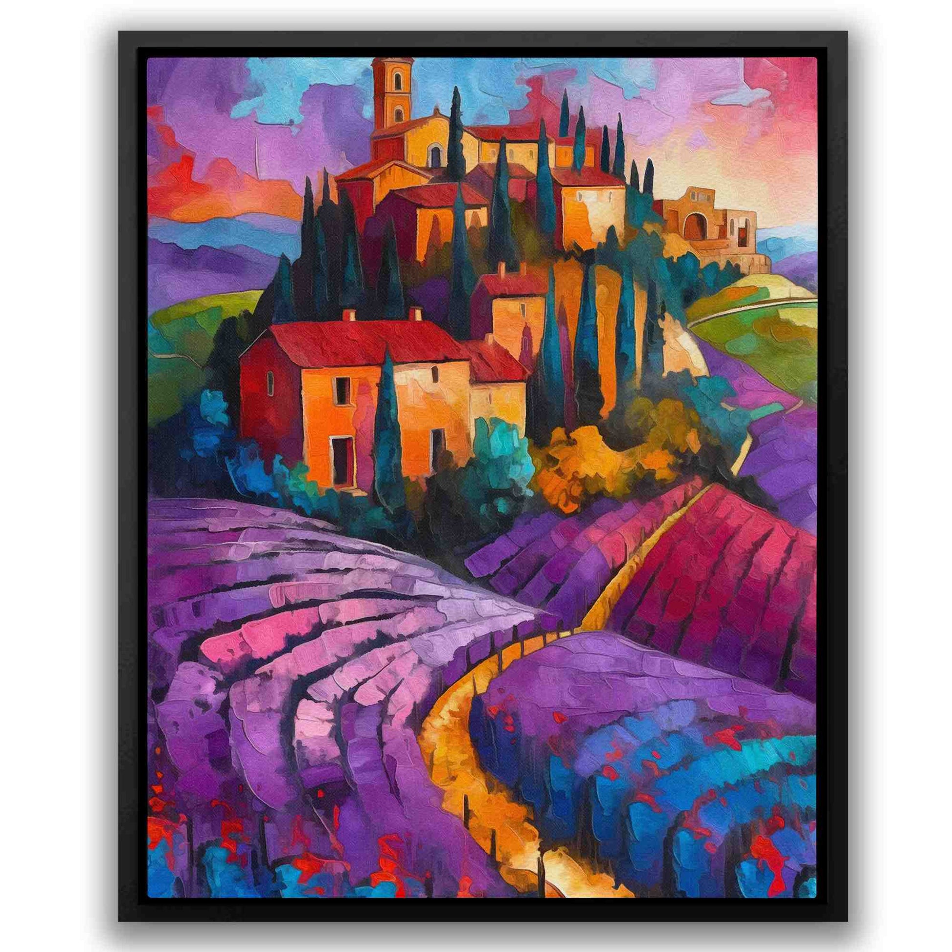 Italian Vineyard - Purple Wall Art