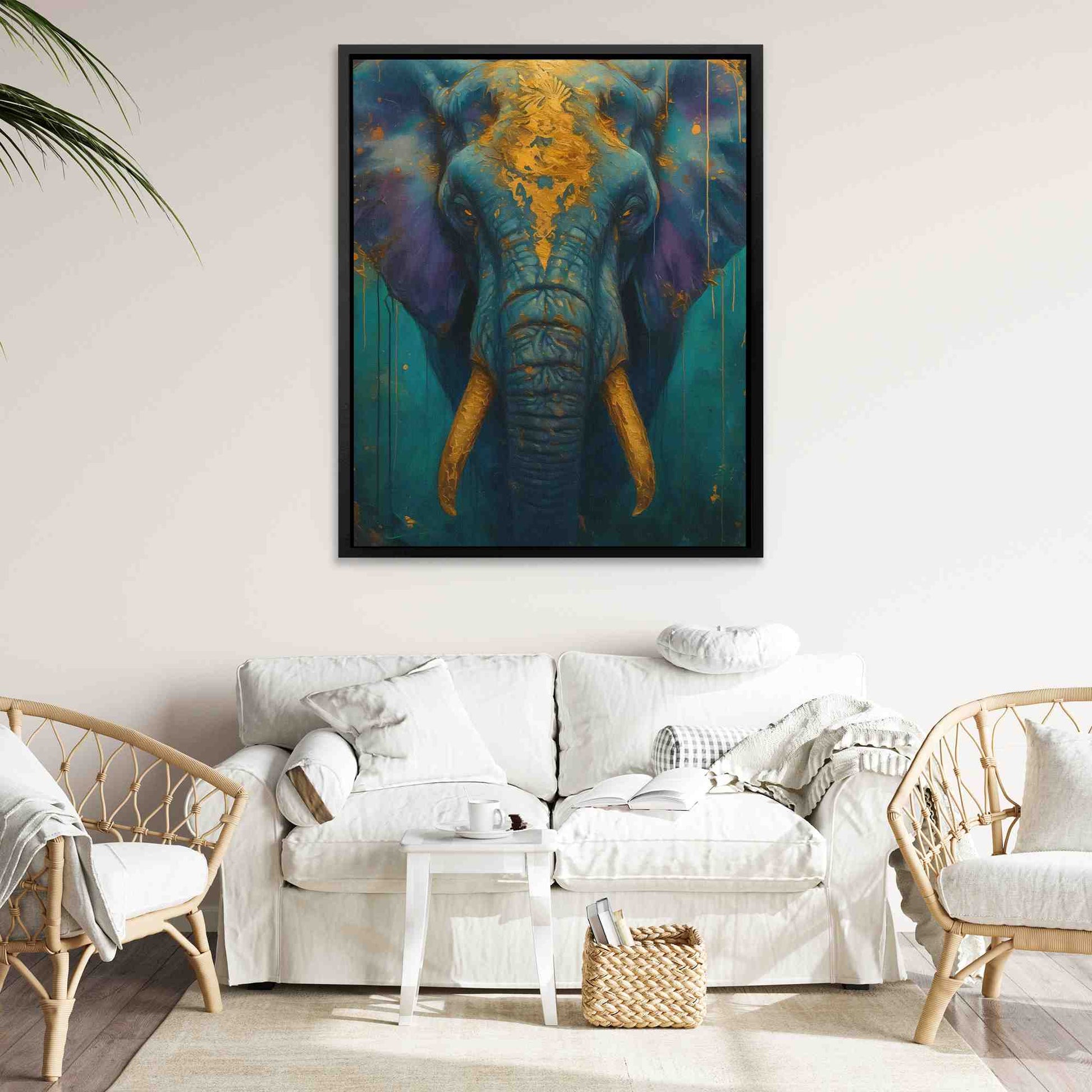 Ivory Sentinel - Large Canvas Print