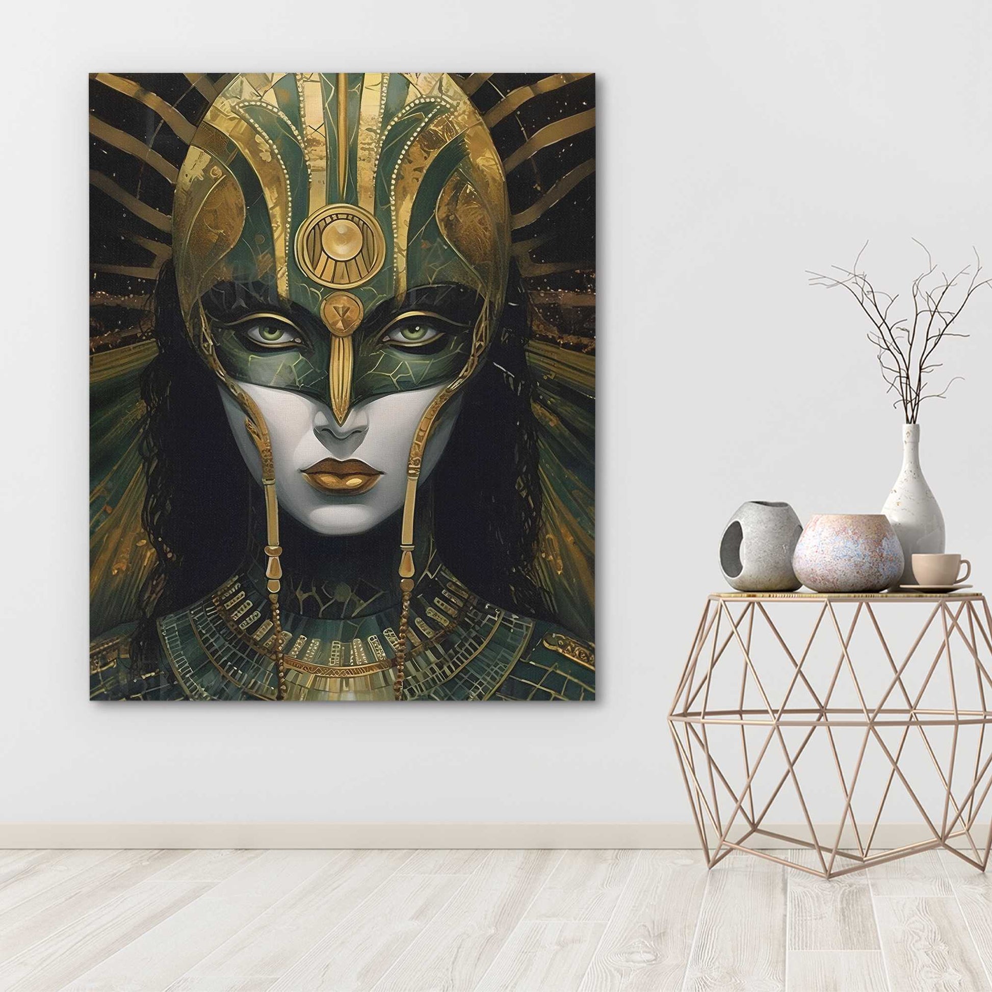 Jade Divinity - Large Canvas Print