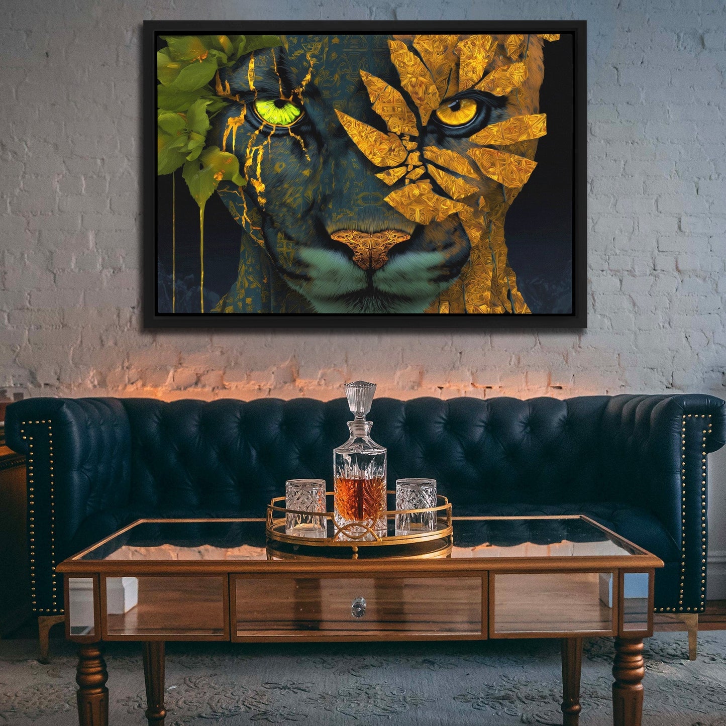 Jade Eyes Rising - Luxury Wall Art