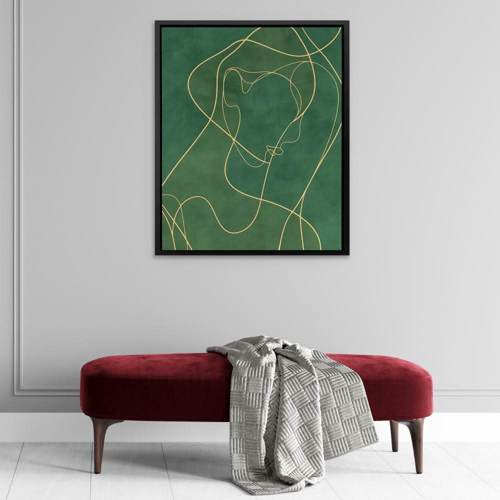 Jade Oasis - Green Jade Canvas Print