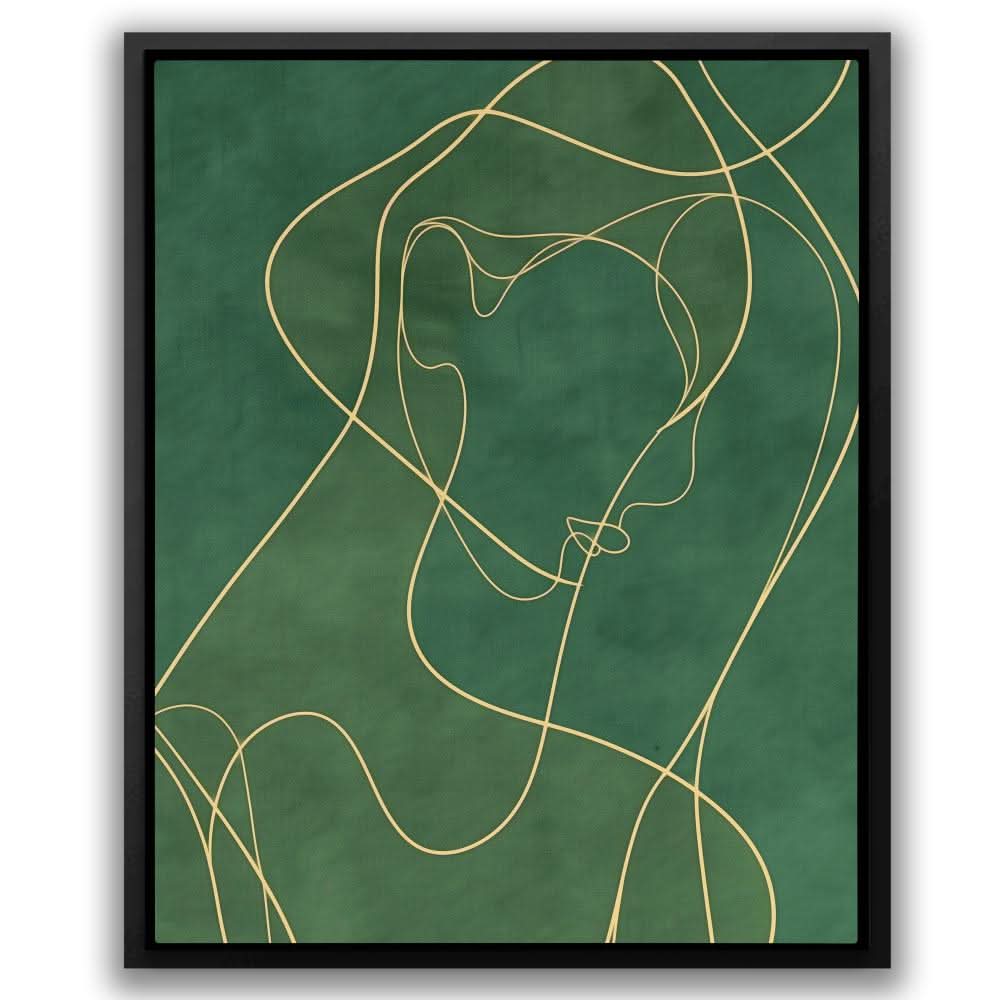 Jade Oasis - Doodle Art for Bedroom