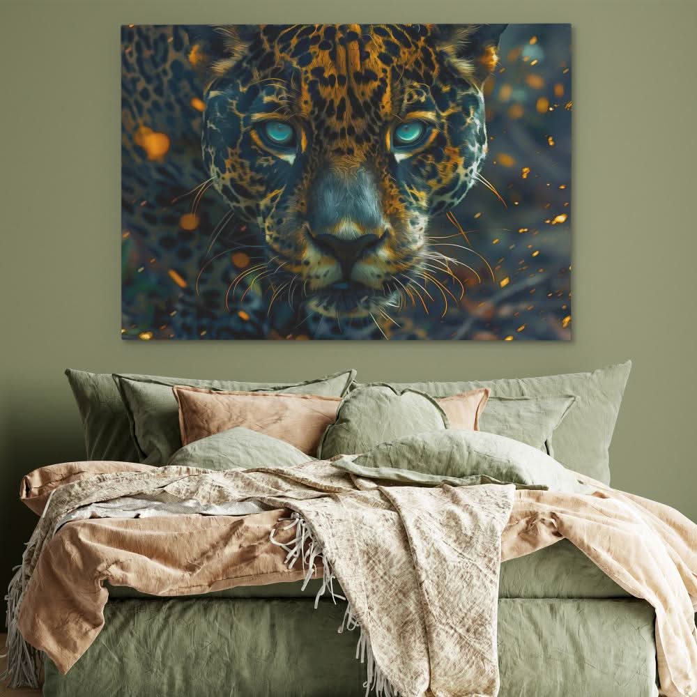 Jaguar’s Lunch - Wall Art in Black Frame