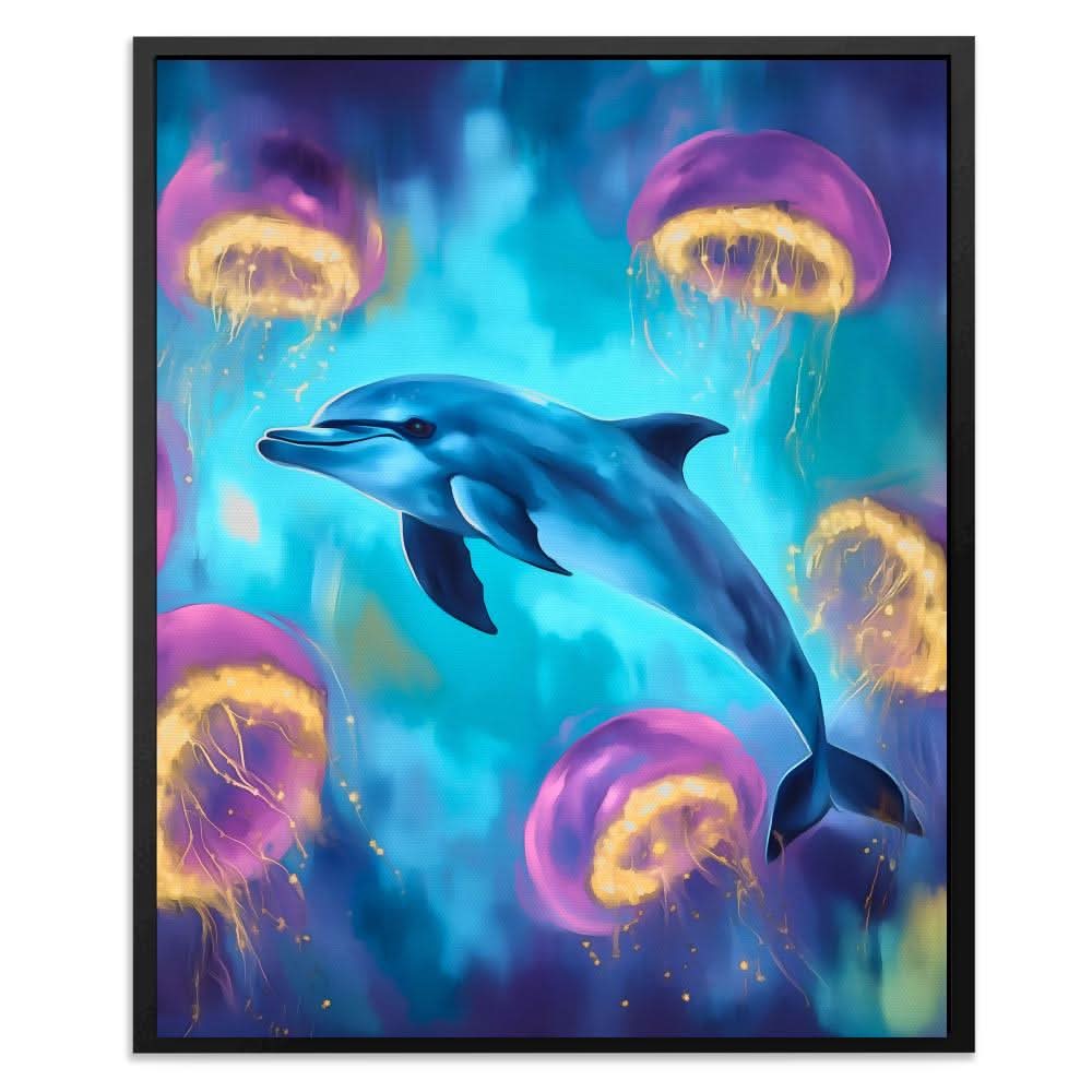Jellyfish Ballet - Beach Art for Bathroom