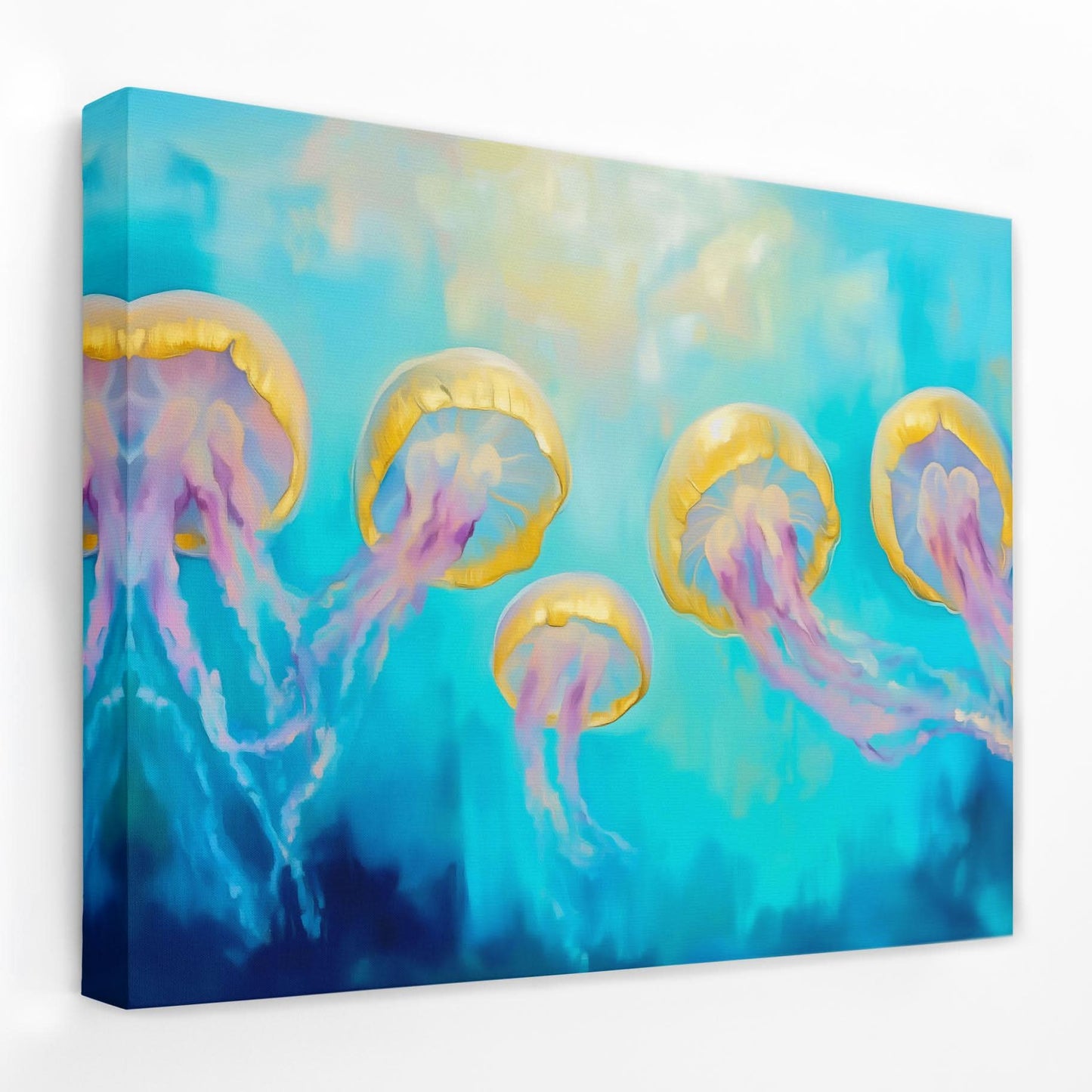 Jellyfish Pod - Beach Canvas Wall Art